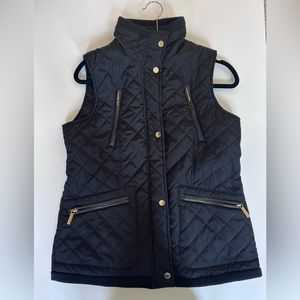 Michael Kors Black Bomber Vest